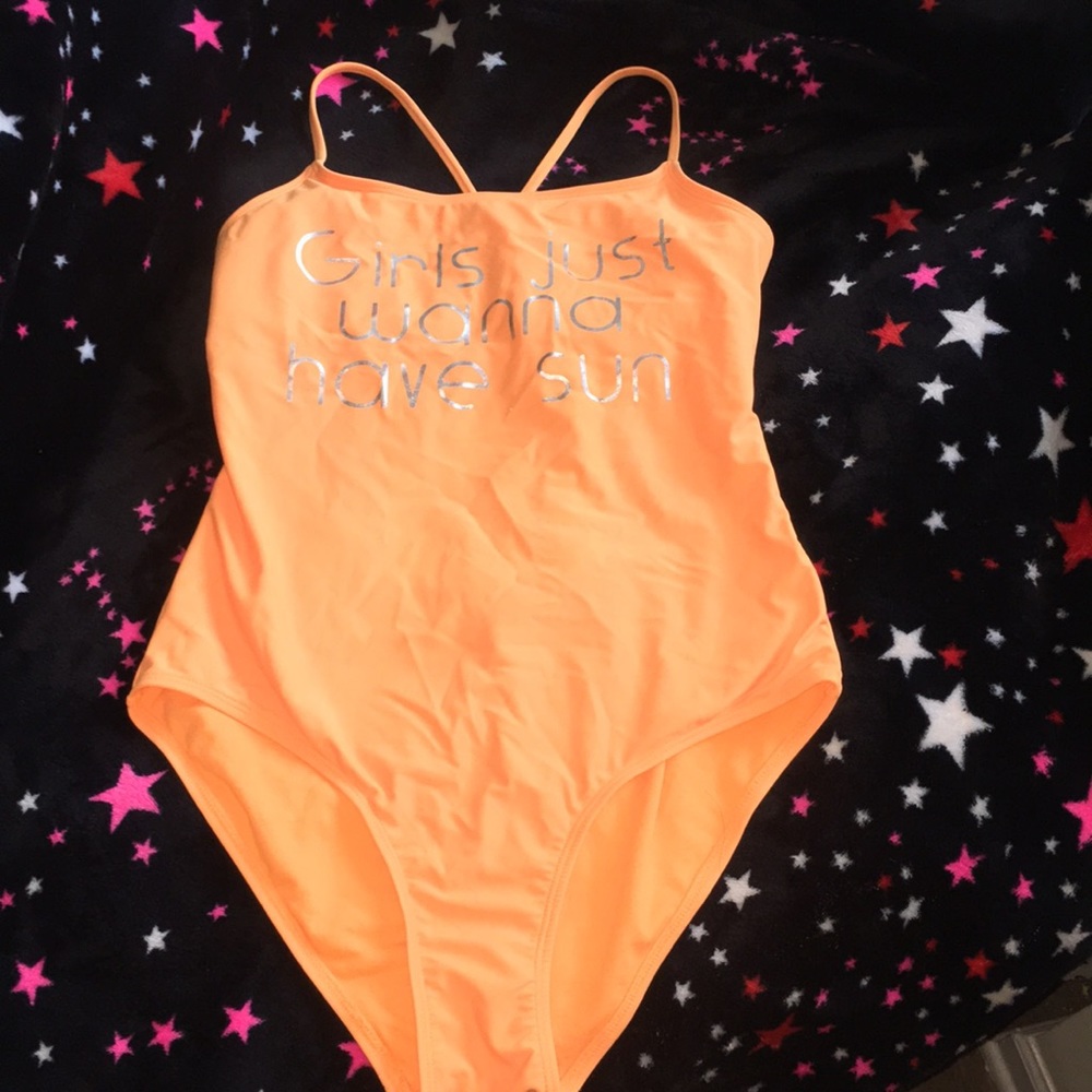 Cute one piece swim suit